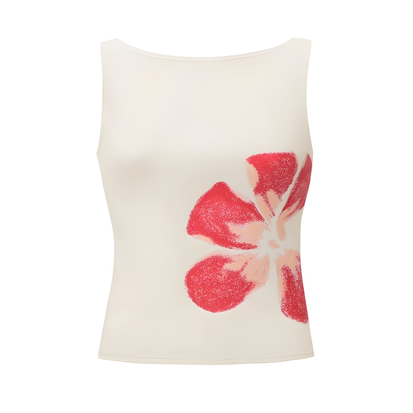 Tank Top Vest Floral Sleeveless